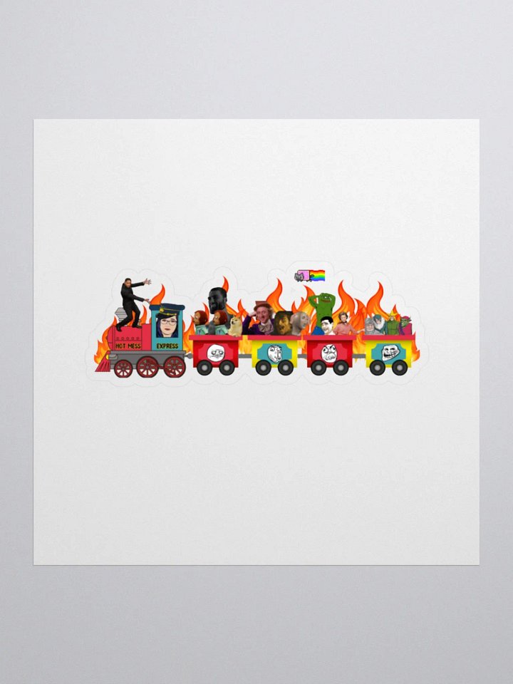 Hot Mess Express Train Sticker product image (1)