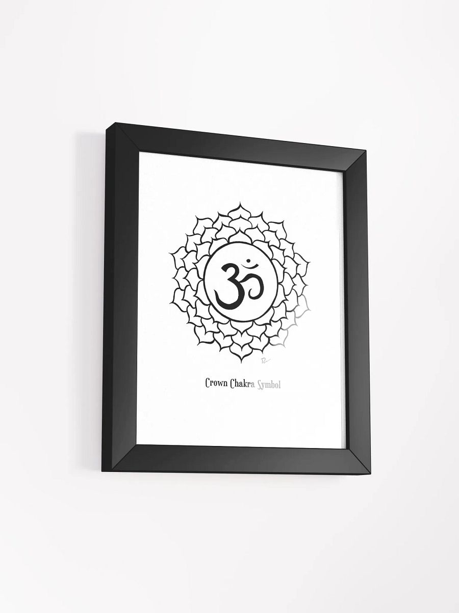 Crown Chakra Symbol Framed Art product image (2)