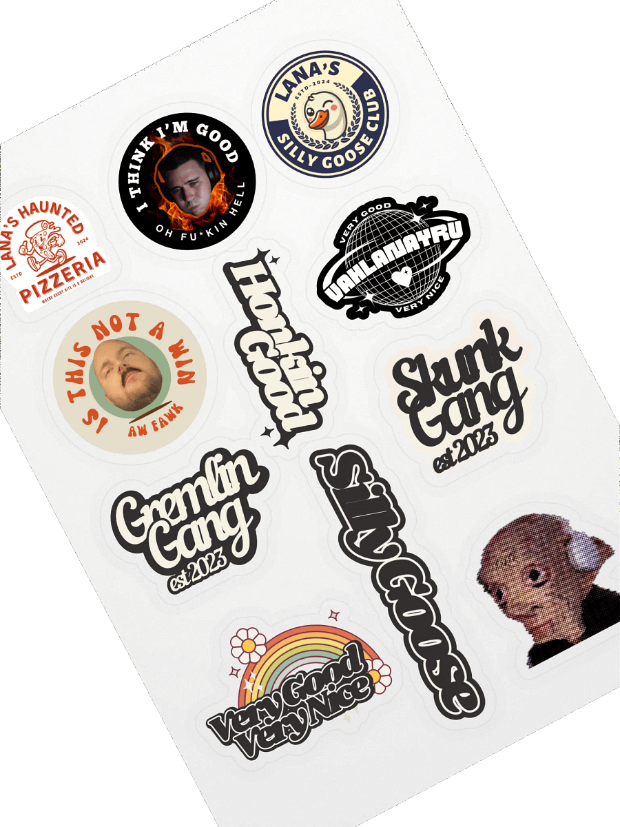 Sticker Pack - Pack of 11 product image (1)