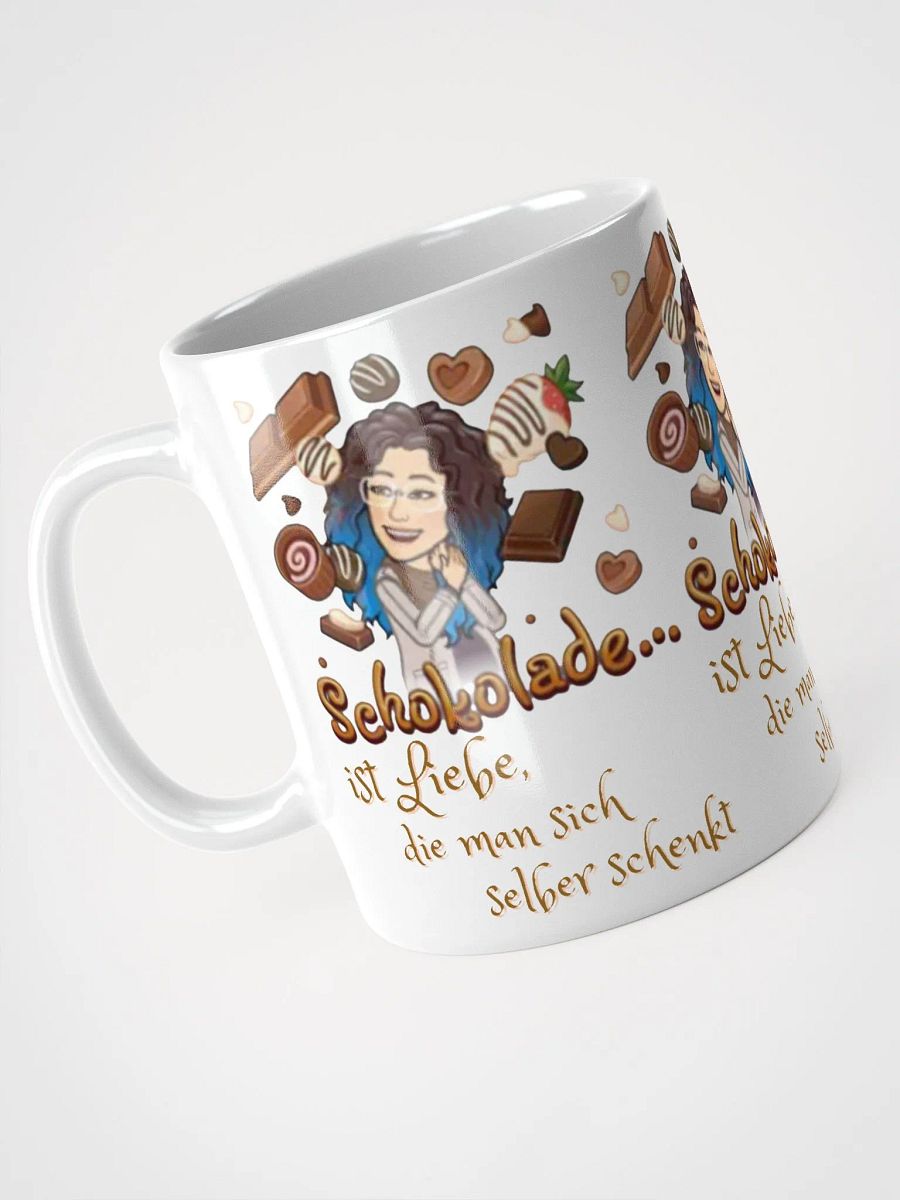 Weiß glänzende Tasse, Schokolade1 product image (8)
