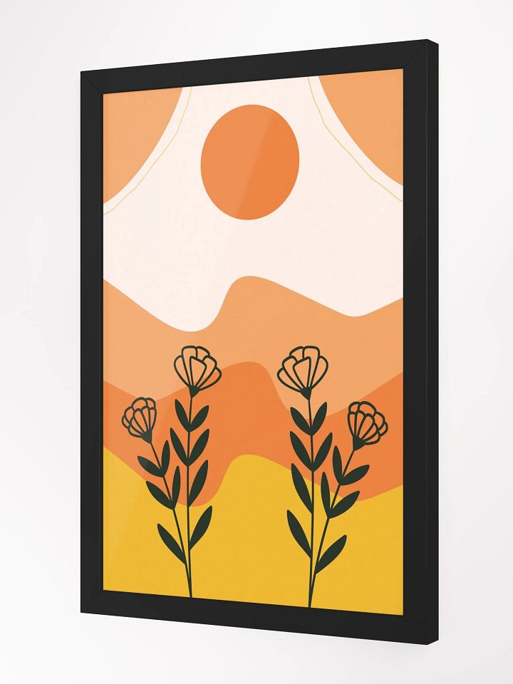 Sunset Bloom Framed Art Print product image (8)