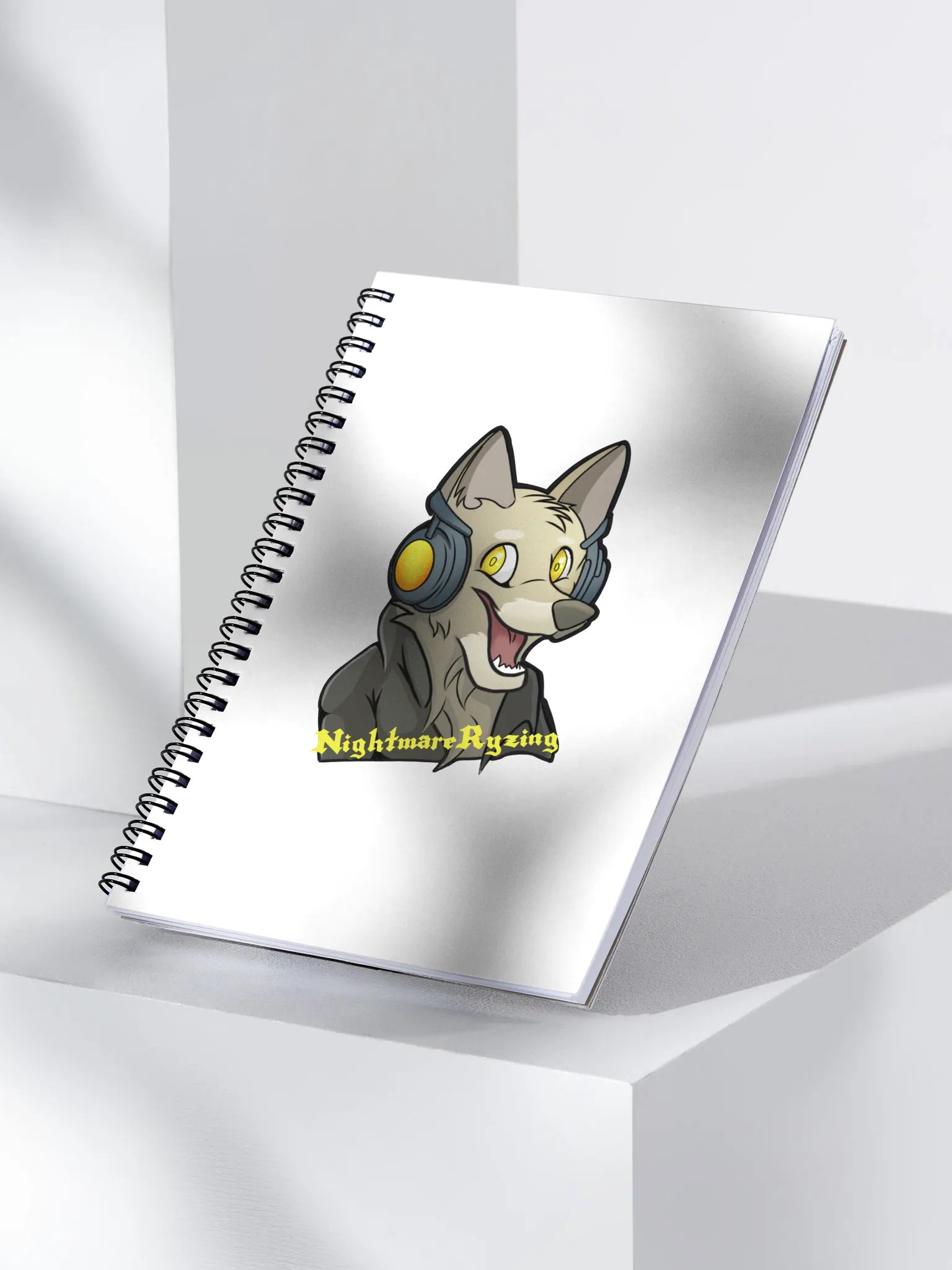 Nightmare Ryzing Wolf Spiral Notebook product image (3)