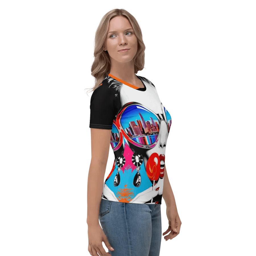 Metropolis Sunset Shades Tee - Pop Art City Glam product image (4)