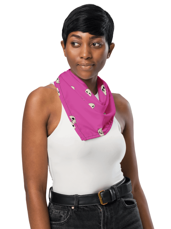 Skully Bandana (pink) product image (7)