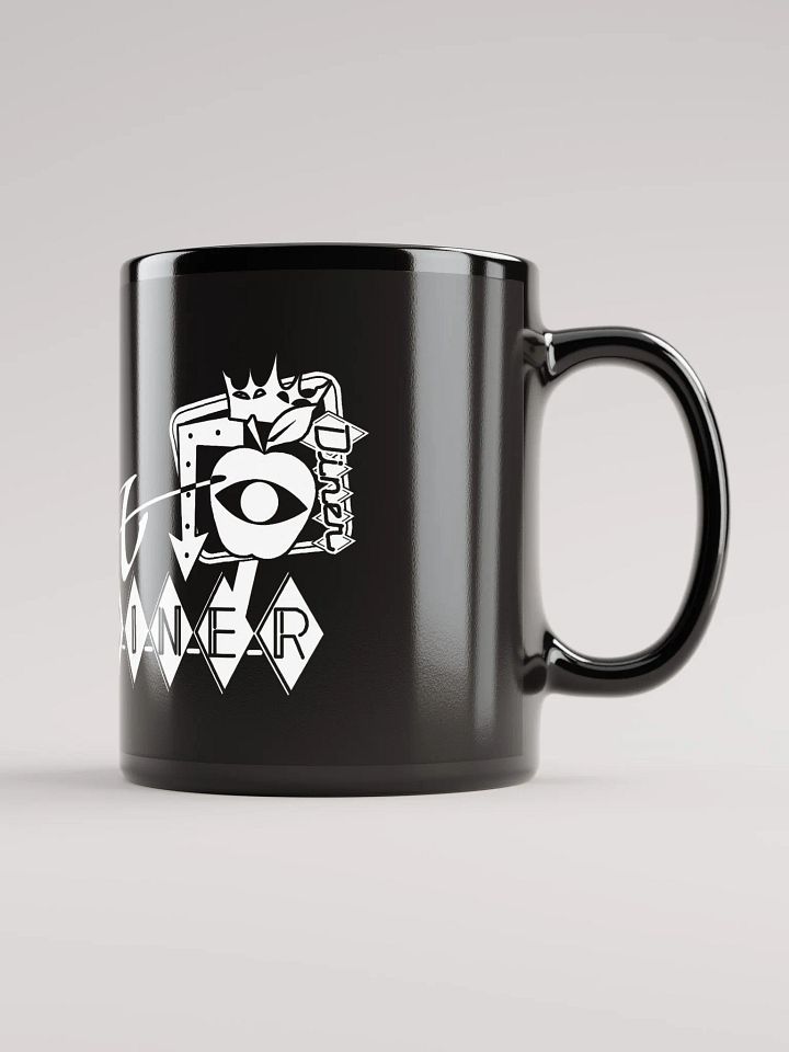 King Apple Diner (White) ✦ Black Glossy Mug product image (2)