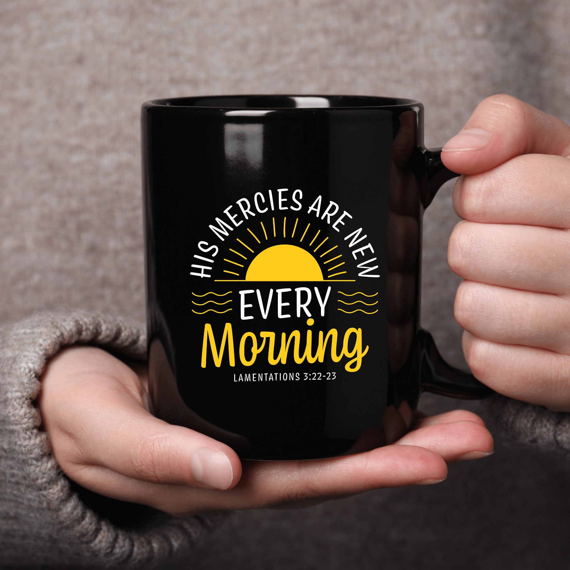 His Mercies Are New Every Morning Inspirational Mug product image (1)