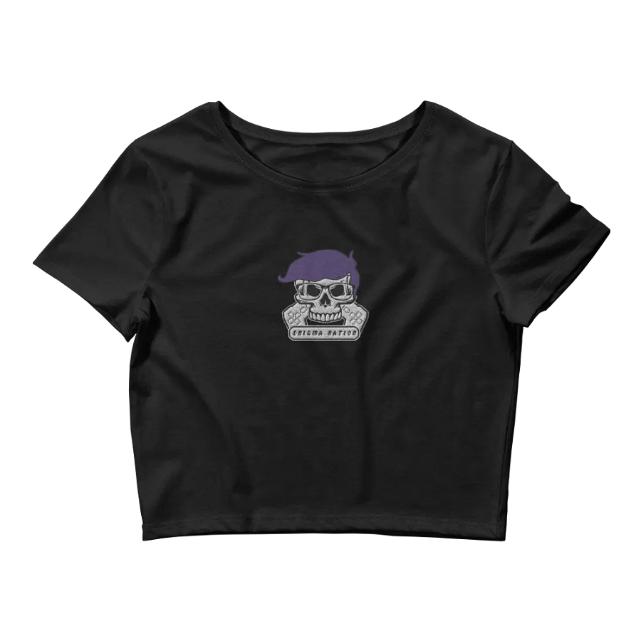 Enigma Nation Bella+Canvas Women's Crop Tee (EMBRODERED) product image (3)