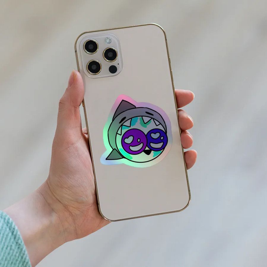 Fisk Shork Holographic Sticker product image (8)