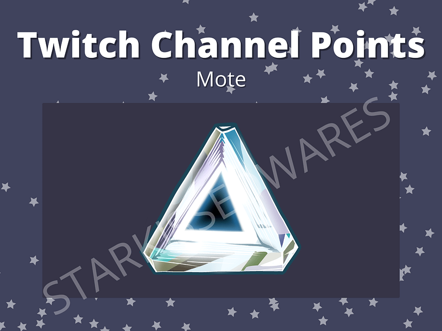 Destiny Inspired Mote Gambit Twitch Channel Point Icon Emote product image (1)