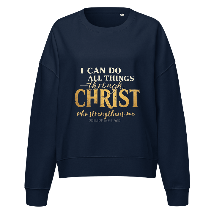 Philippians 4:13 Glittery Quote Sweatshirt product image (1)