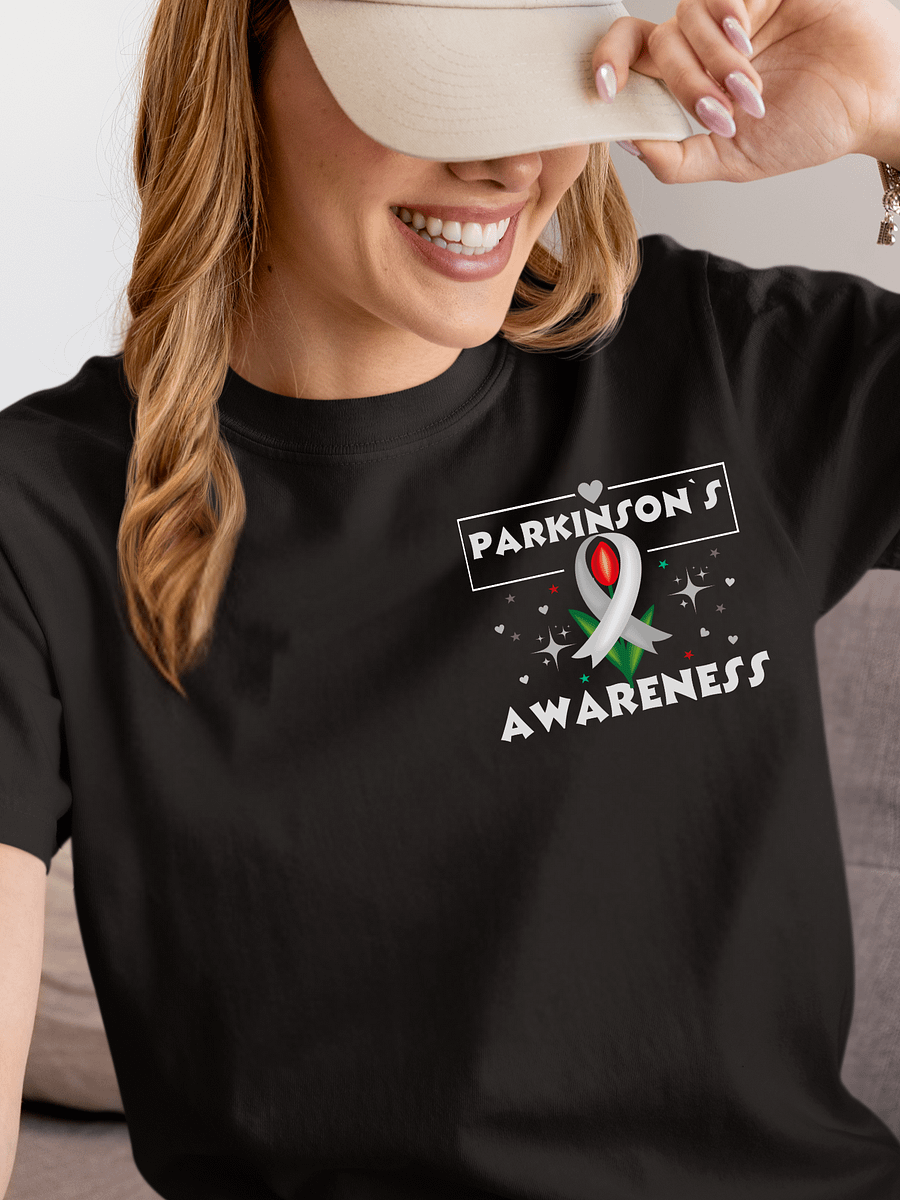 Parkinson's Awareness Red Tulip Comfort T-shirt - Pocket product image (10)
