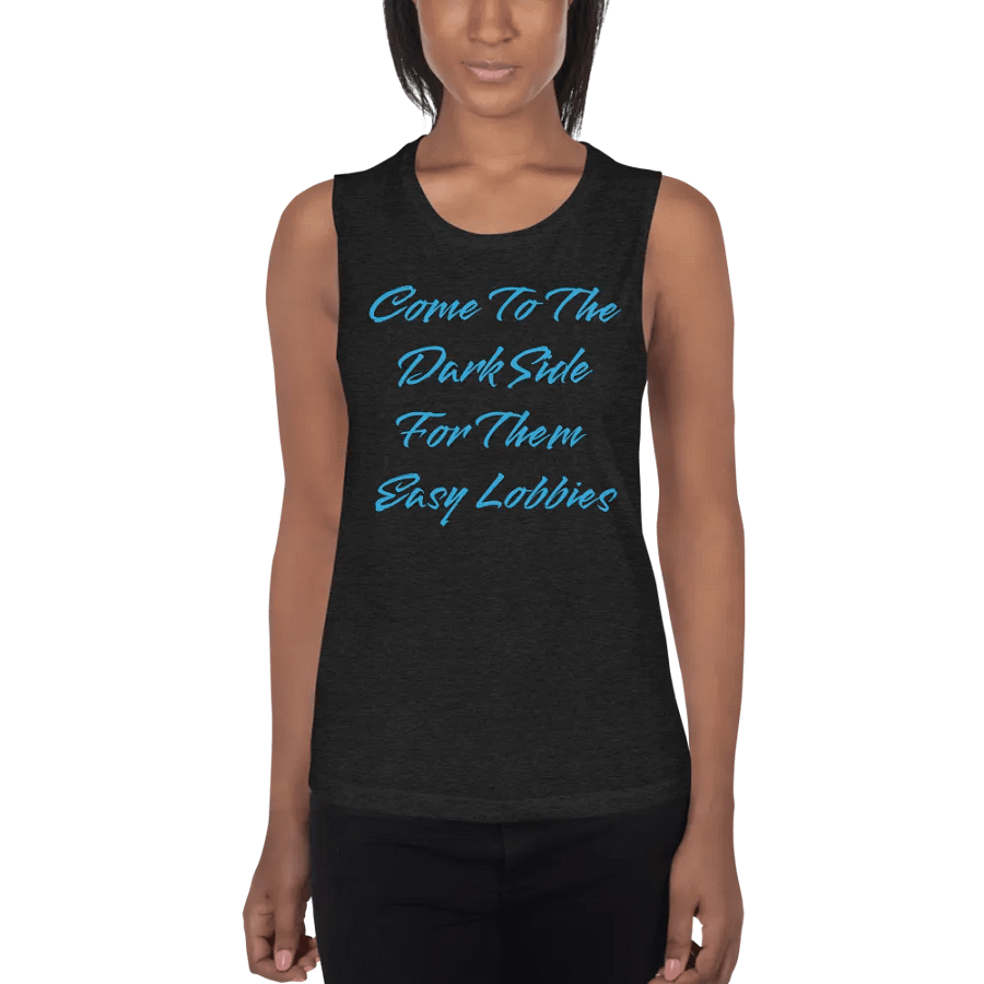 Glitchy Message Flowy Muscle Tank product image (1)