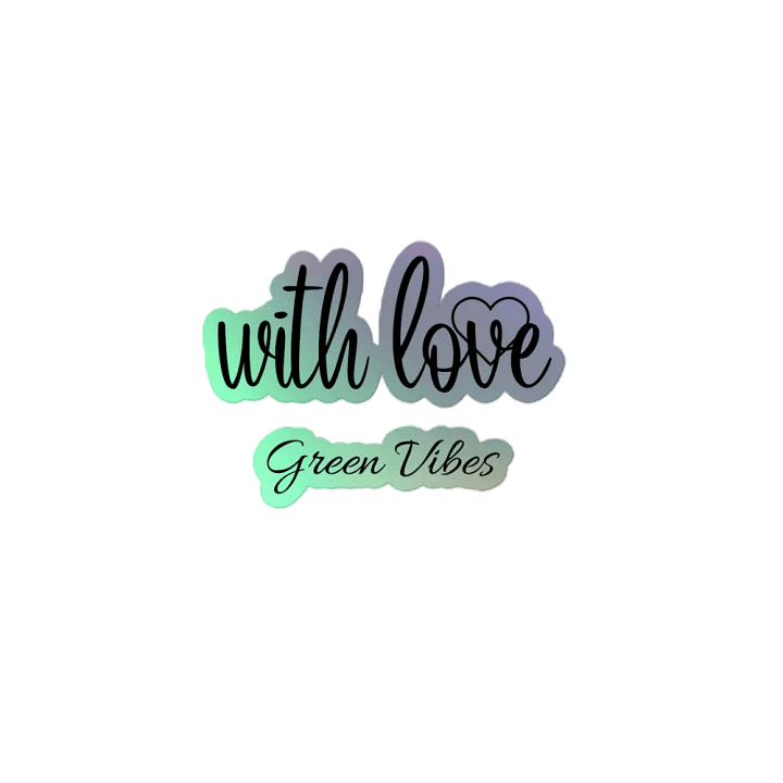 With Love Green Vibes Holo-Glow Kiss-Cut Sticker Set product image (2)