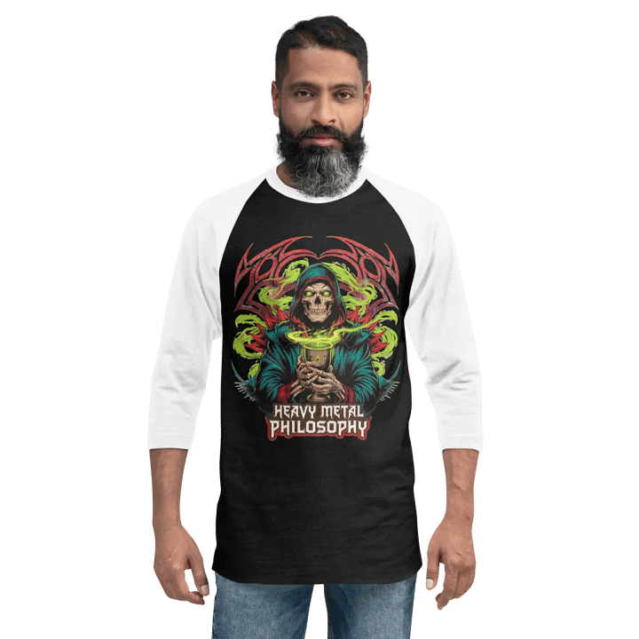 Summer Brew V2 3/4 Sleeve Raglan Tee product image (2)