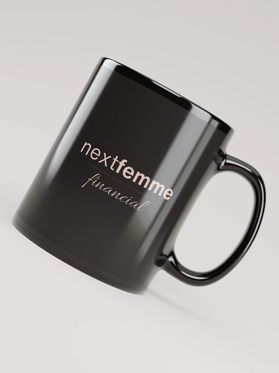 Midnight Elegance Mug with Pink Logotype product image (4)