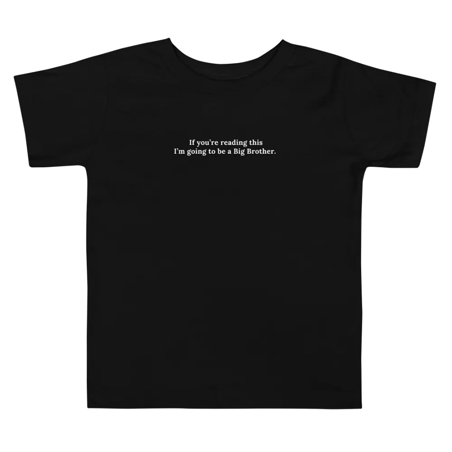 Big Brother To Be - Toddler Short Sleeve Dark Tee product image (5)