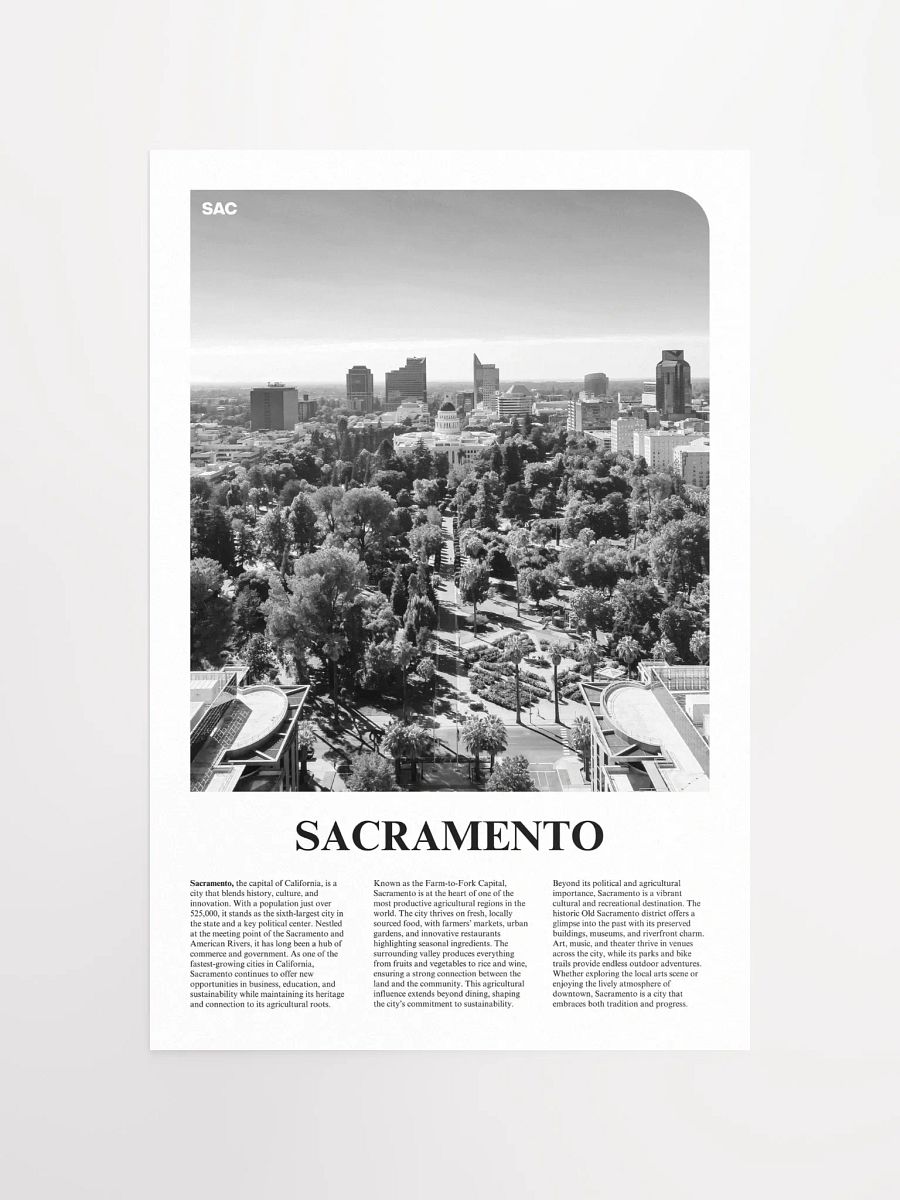 Sacramento 01 Newspaper Poster product image (11)