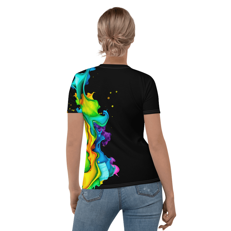 Vibrant Splash Ladies Tee product image (3)