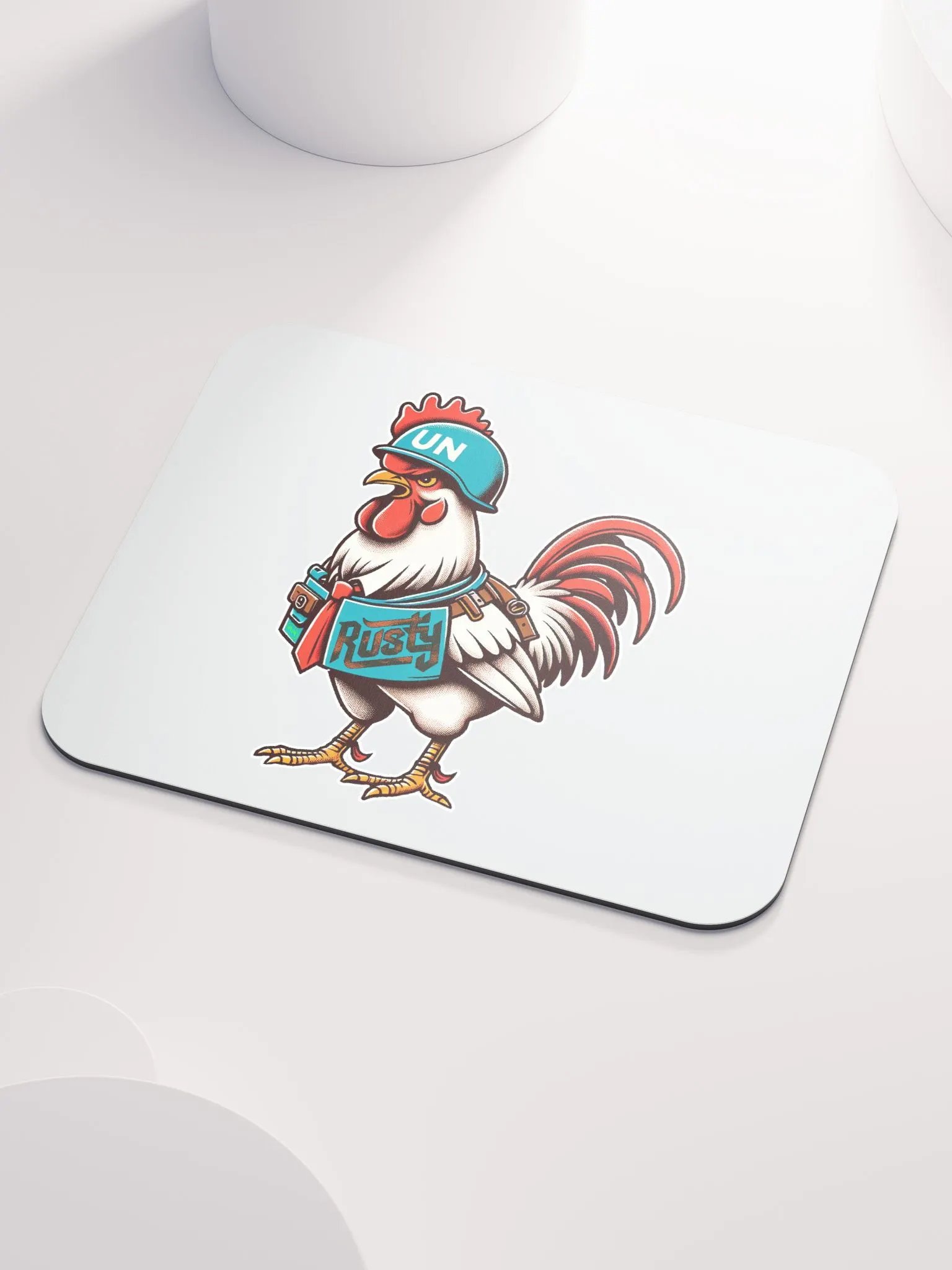 Rusty Rooster Classic Mousepad (Cigar-Free Edition) product image (3)
