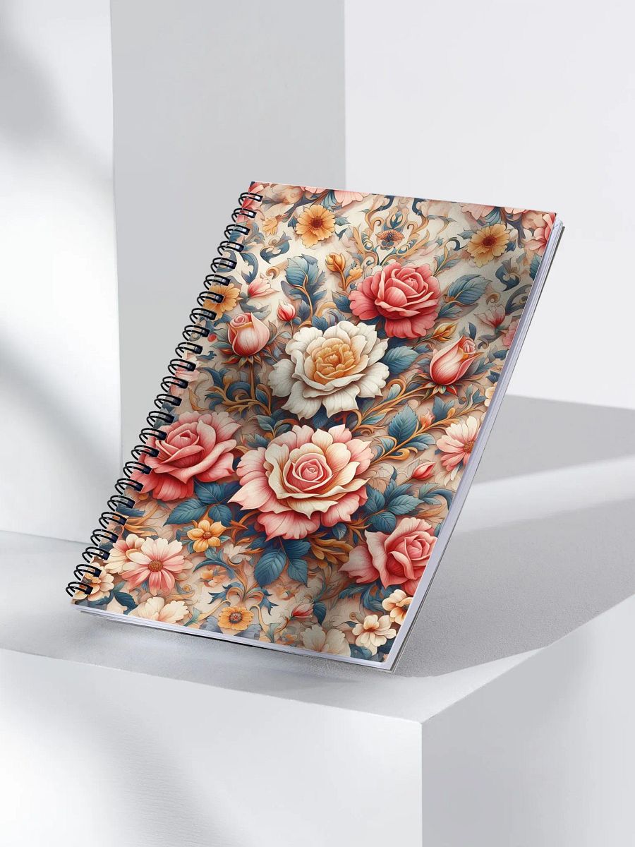 Royal Floral Spiral Notebook product image (3)