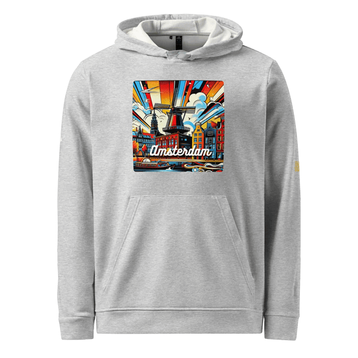 Adidas Fleece Hoodie | AI Design amsterdam city product image (1)