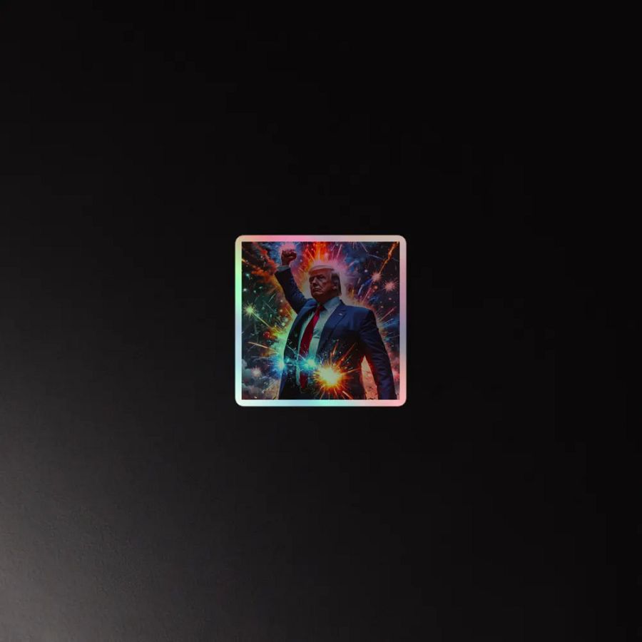 Trump Triumph! ~ HOLOGRAPHIC Sticker ~ product image (3)