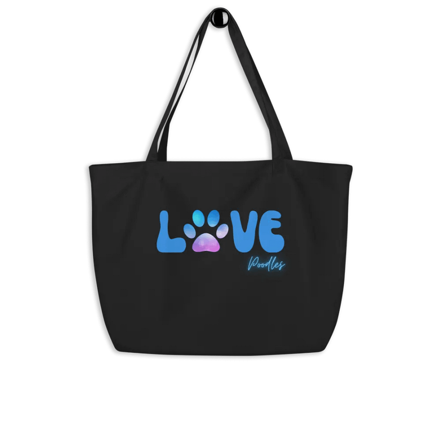 Pawfect Love Poodles Tote Bag product image (8)