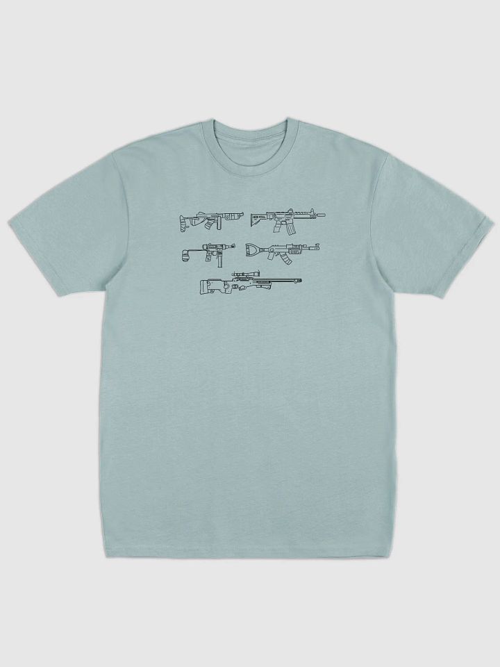 BeccaSomething Rust Gun Stencil Print Men's Tee product image (2)
