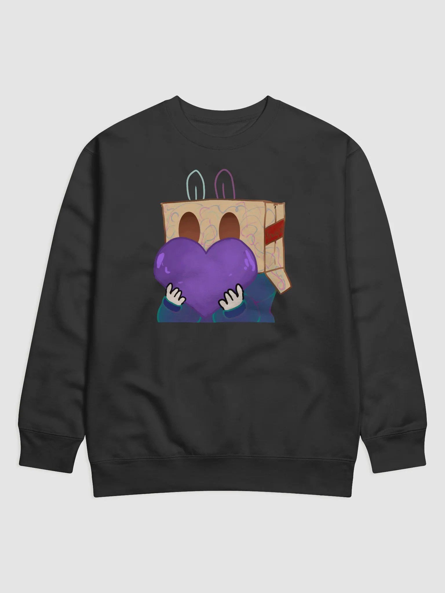 Big heart sweater product image (1)