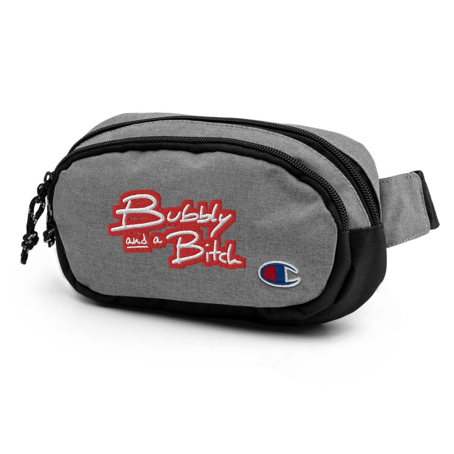 Bubbly and a B (red bubble design 2) champion fanny pack product image (4)
