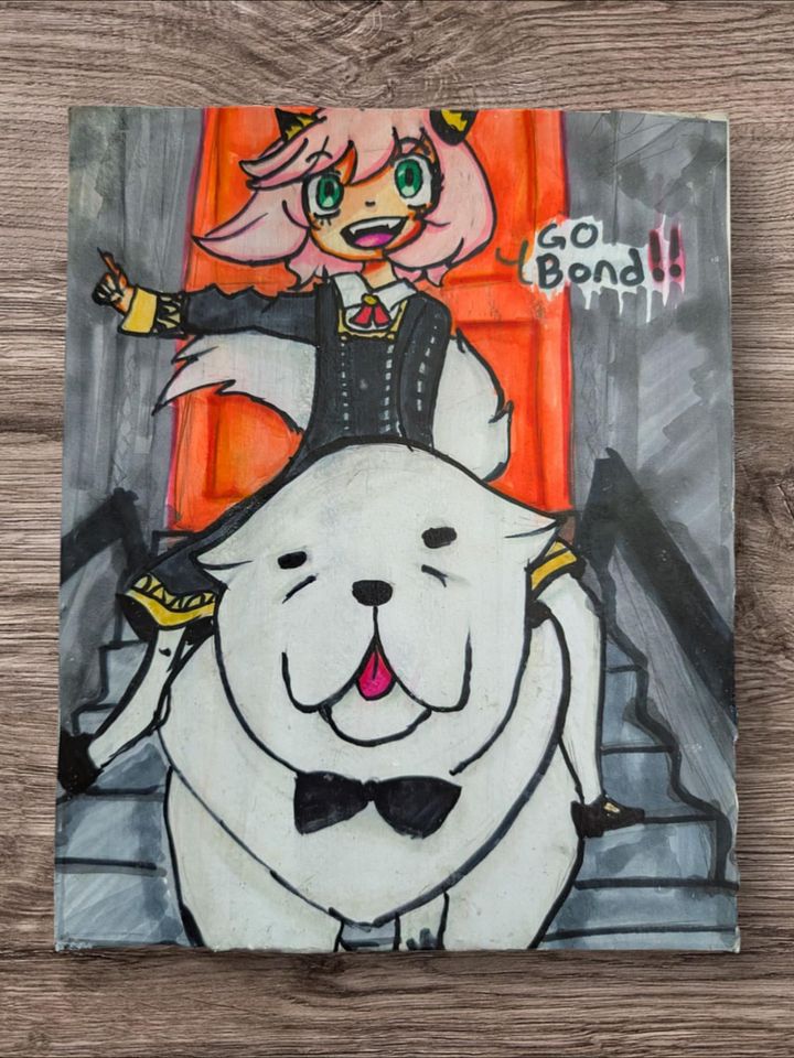 GO BOND! -- 8*10 Flatback Canvas product image (1)
