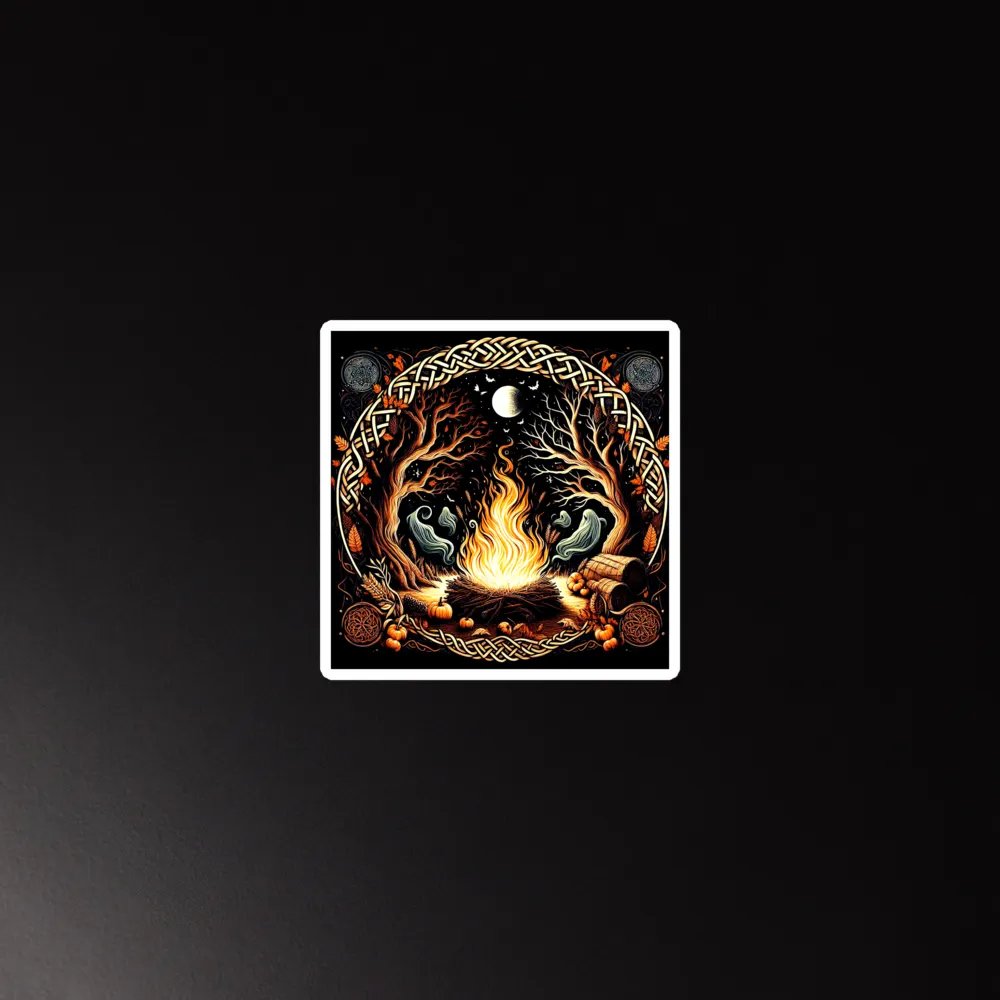 Samhain / Halloween 'Spirits' Die Cut, Slimline, Fade Proof Magnets product image (3)