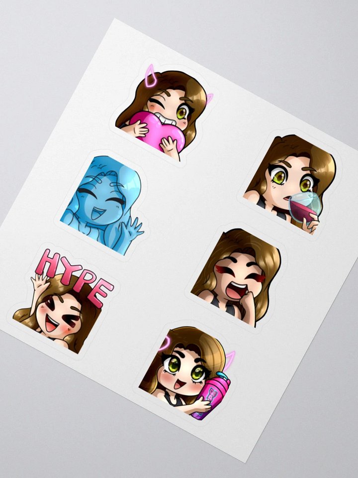 LaBlueDahlia Emote Sticker Sheet product image (6)