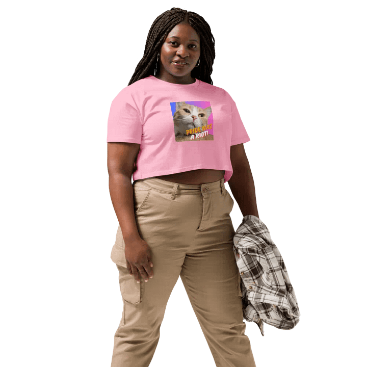 Moxie Bi-Pride Crop Top Tee product image (40)