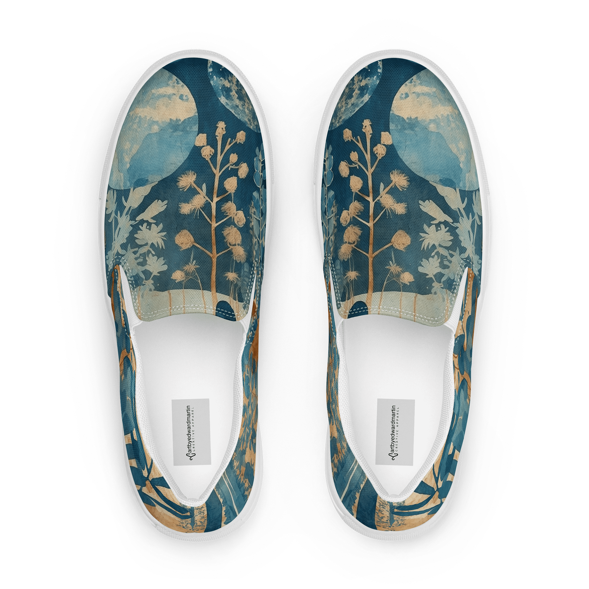Celestial Botanical Dreams Slip-Ons product image (1)