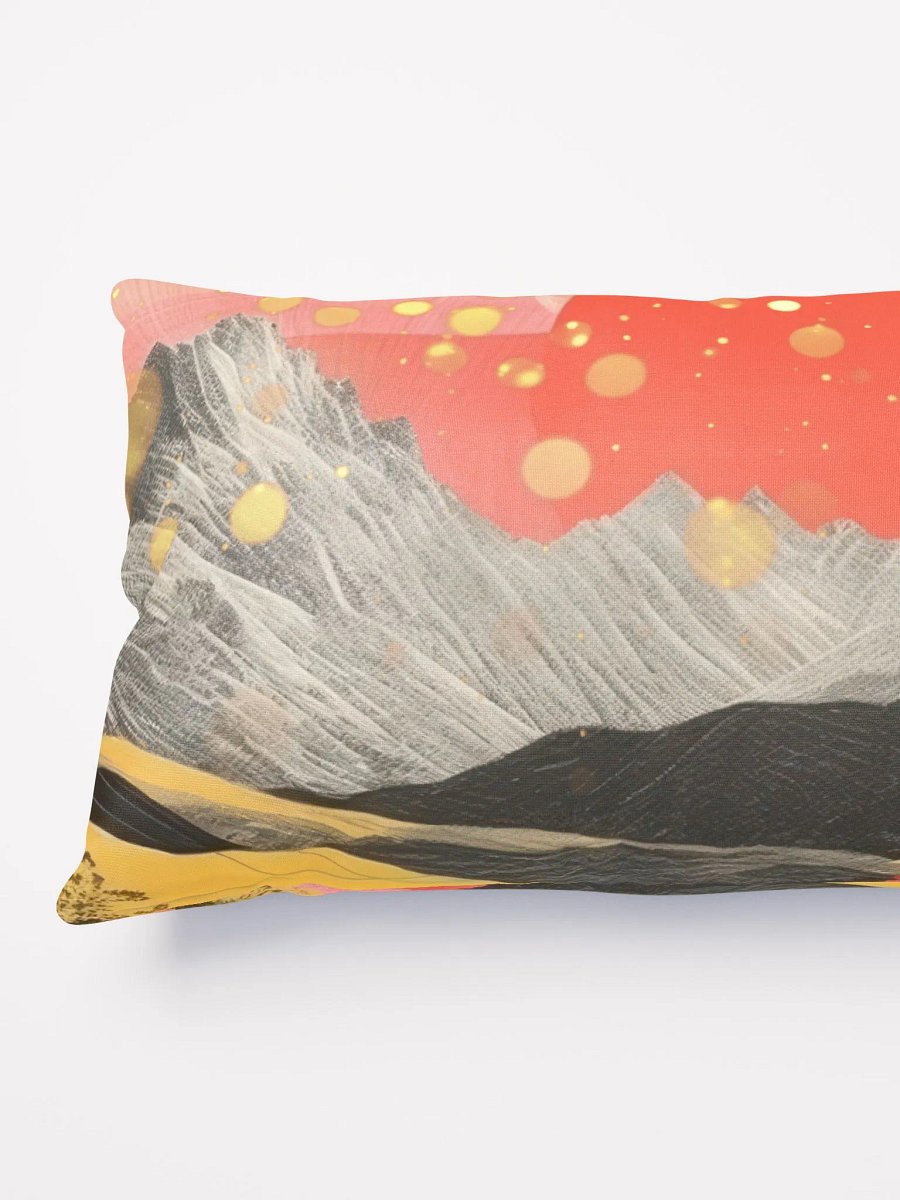 Bright Red sun pillow product image (8)