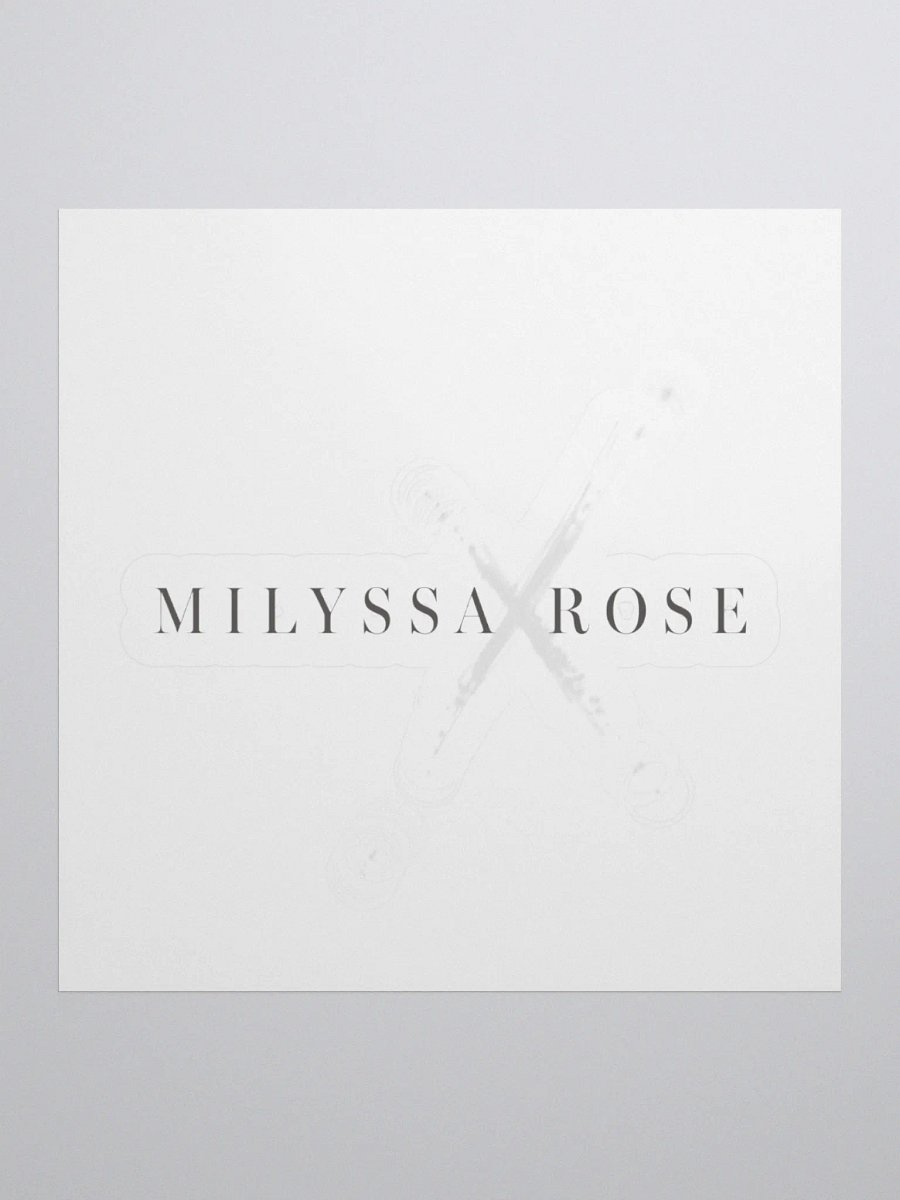 Official Milyssa Rose Logo Sticker product image (1)