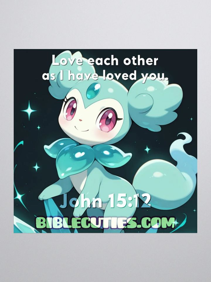 Bible Cuties Michali Love each other as I have loved you - John 5:12 product image (1)