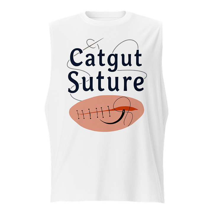 Medical Stitched Wound Graphic Muscle Tank product image (1)