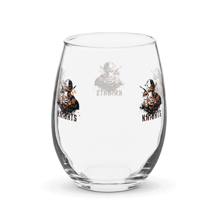 The Truth Lies Stemless Wine Glass product image (2)