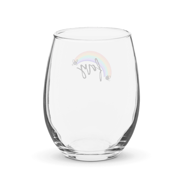 Rainbow Stemless Wineglass product image (2)