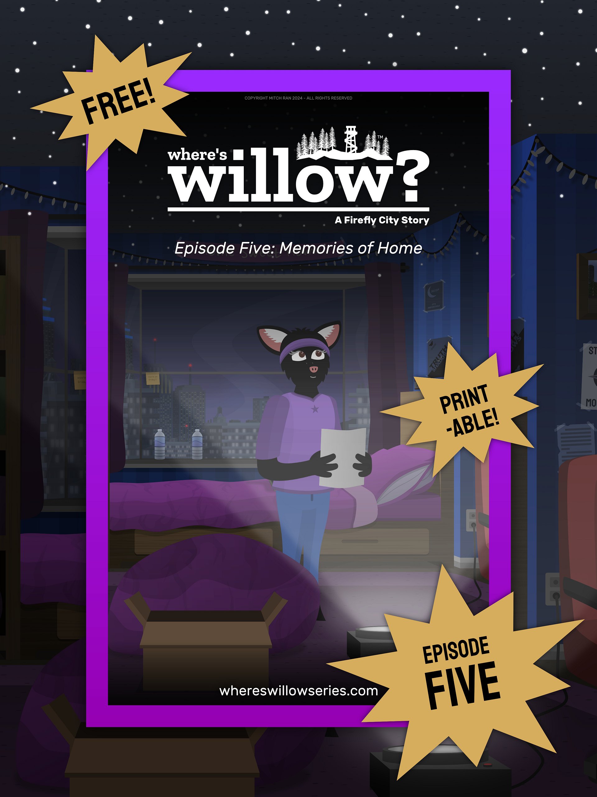 Episode 5: Memories of Home (Digital Poster) | Wheres Willow? - A Firefly City Story product image (1)