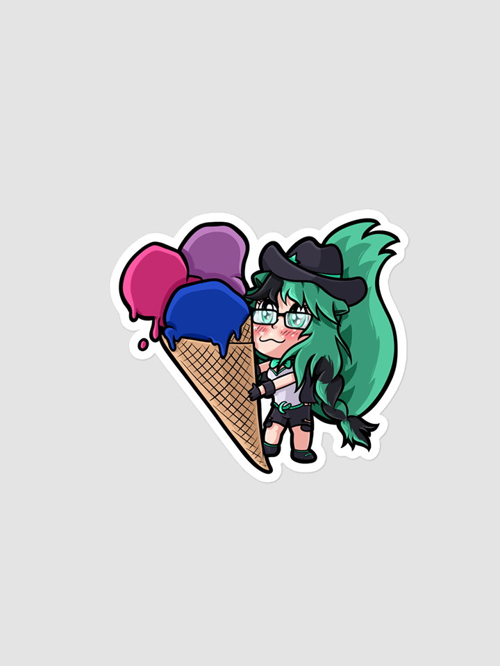 Mintzey Moon Pride Bi Sticker product image (2)