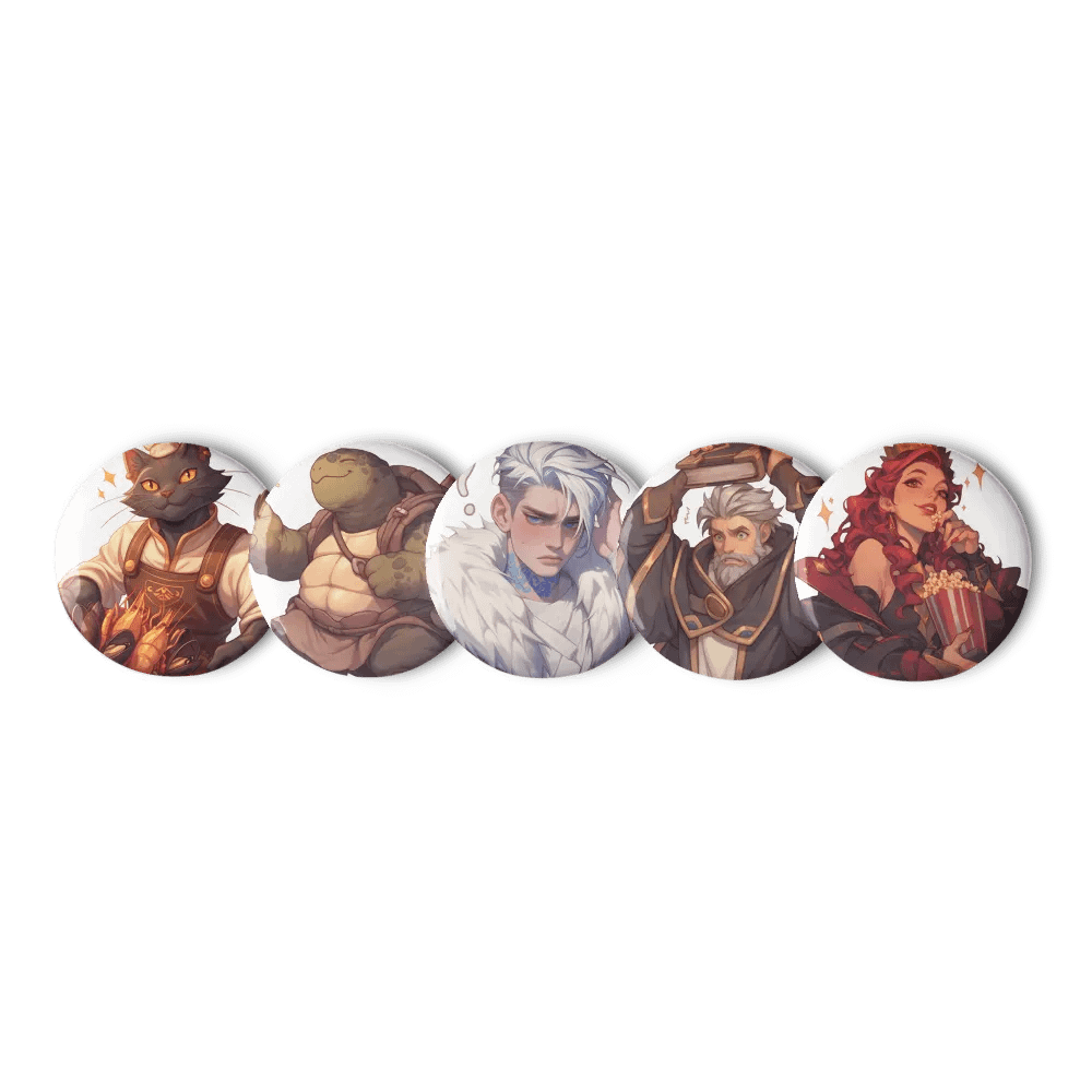 Player Character Pin Set product image (1)