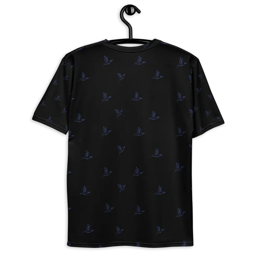humming birds on black t shirt product image (8)