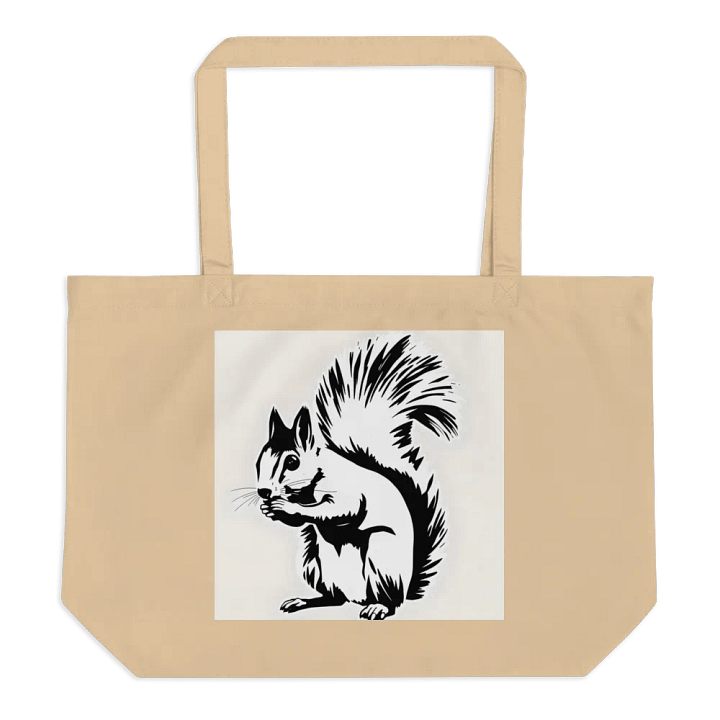 Stylish Squirrel Organic Tote Bag product image (1)