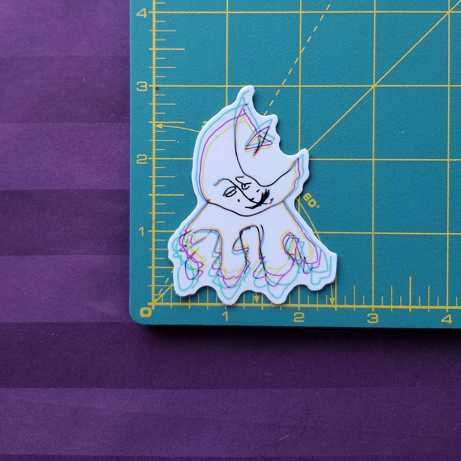 Lil Moon Lad Sticker product image (1)
