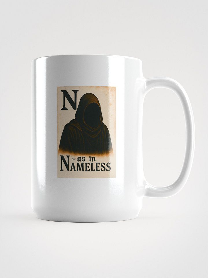 N as in nameless mug product image (1)