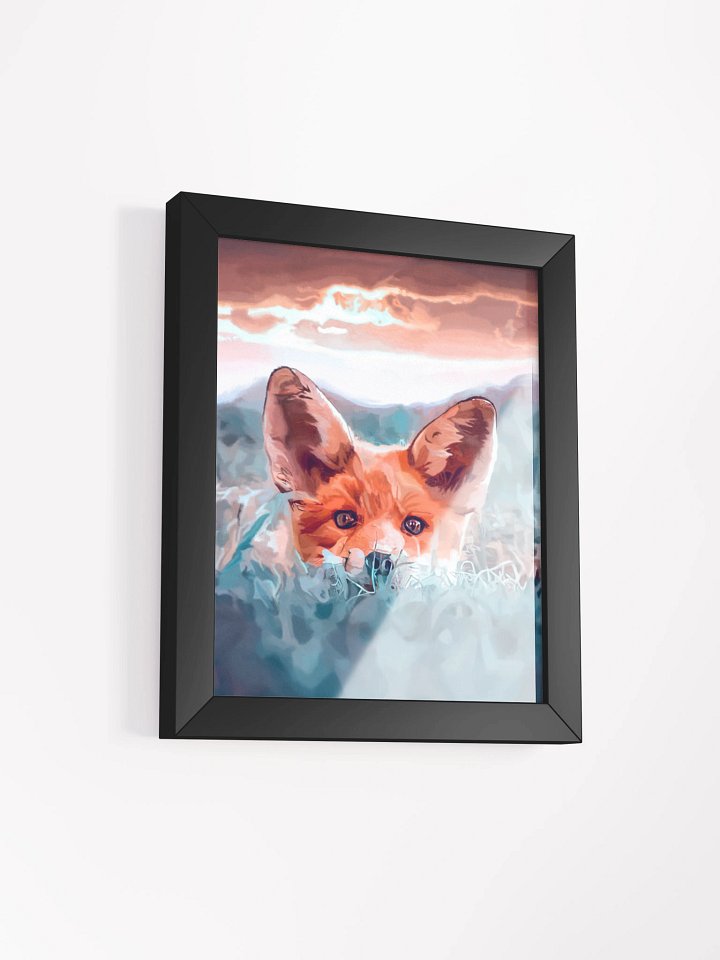 The Fox in the Grass Painting Poster product image (10)