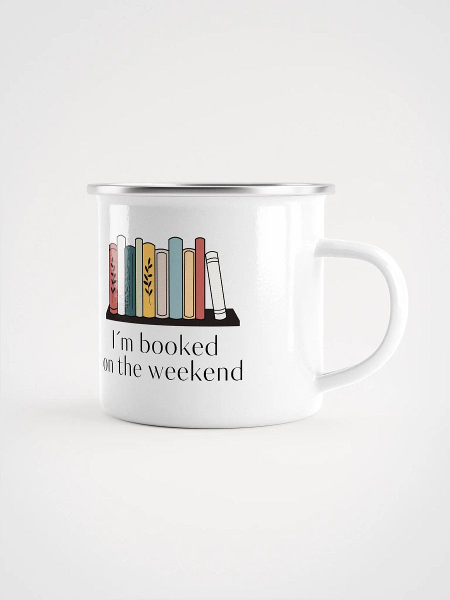 Literary Escape Enamel Mug product image (1)